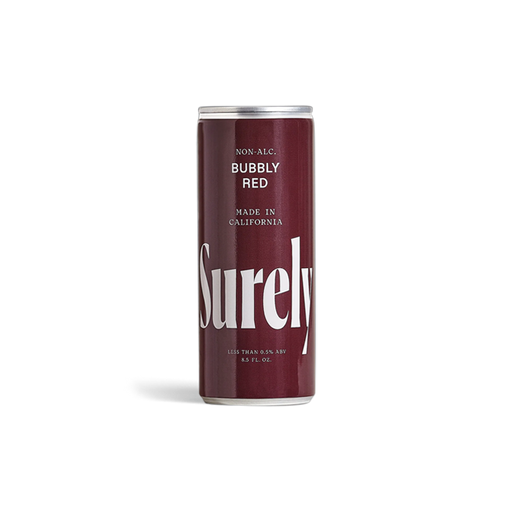 Surely Non-Alcoholic Bubbly Red – 8.5oz Can - ProofNoMore