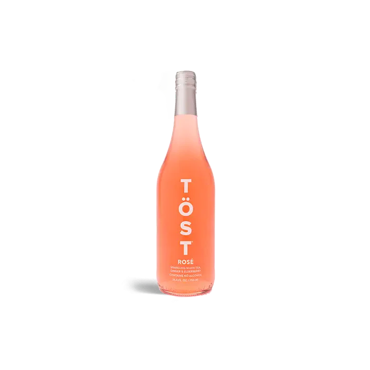 TOST Rose Non-Alcoholic Bubbly - White Tea based