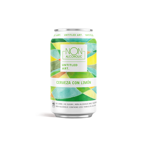 UNTITLED ART Cerveza Con Limon Non-Alcoholic Beer - 12oz - ProofNoMore