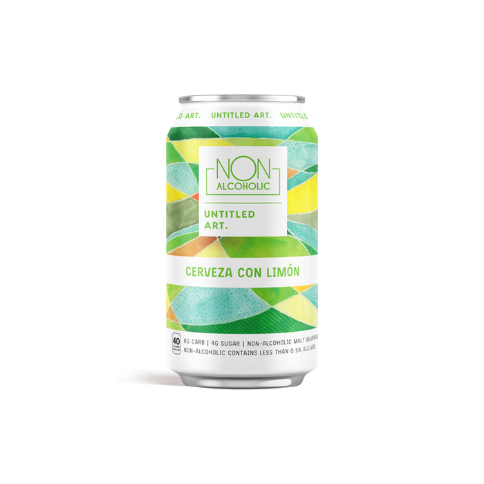 UNTITLED ART Cerveza Con Limon Non-Alcoholic Beer - 12oz - ProofNoMore