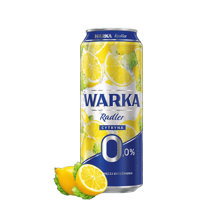 Warka Alcohol-Free Lemon Radler from Poland